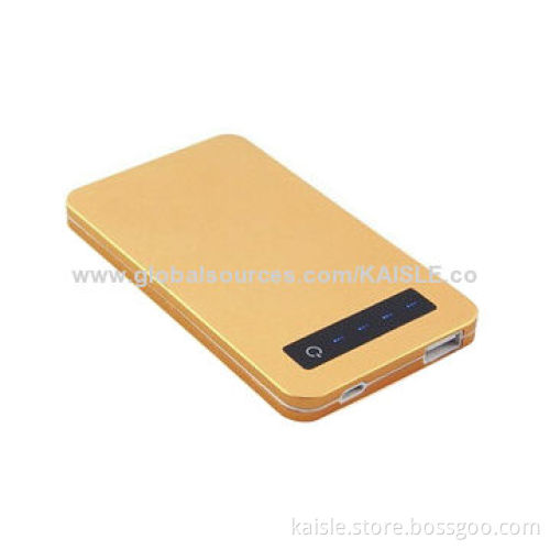 Super Slim Power Bank for iPhone with 4,000mAh Capacity, 5V at 1A Input